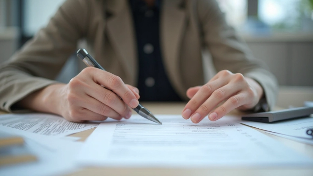 Persoon maakt schuldenaflossingplan met financiële documenten