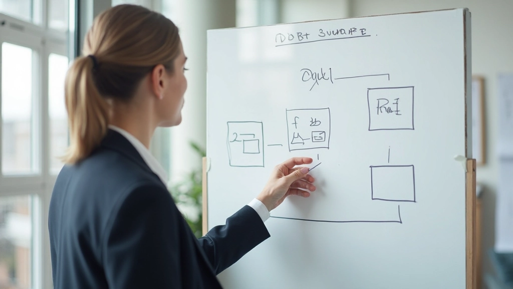 Schuldenafbetaling strategie diagram met stappenplan